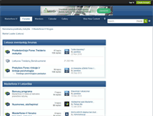 Tablet Screenshot of forum.masterforex-v.lt